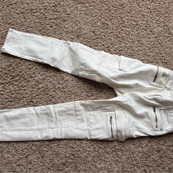 Mango Women's Straight Leg Jeans - Cream - Picture 1 of 2
